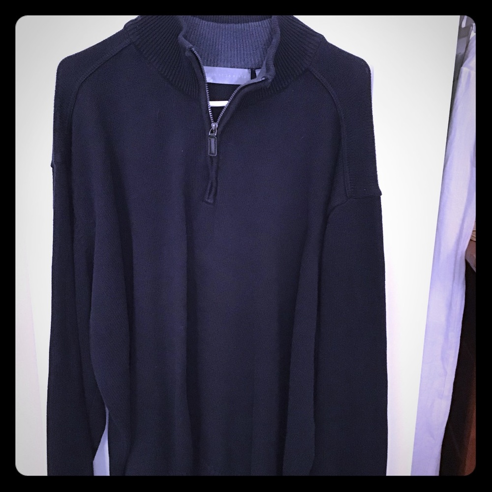 Oscar de la renta zip up sweater 2xl tall